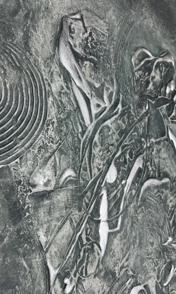 Abstrakt konst, textured art, av svenska konstnären Madelene Stoor, Staar Art