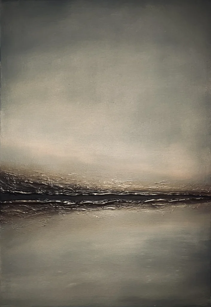 Abstrakt konst, textured art, av svenska konstnären Madelene Stoor, Staar Art