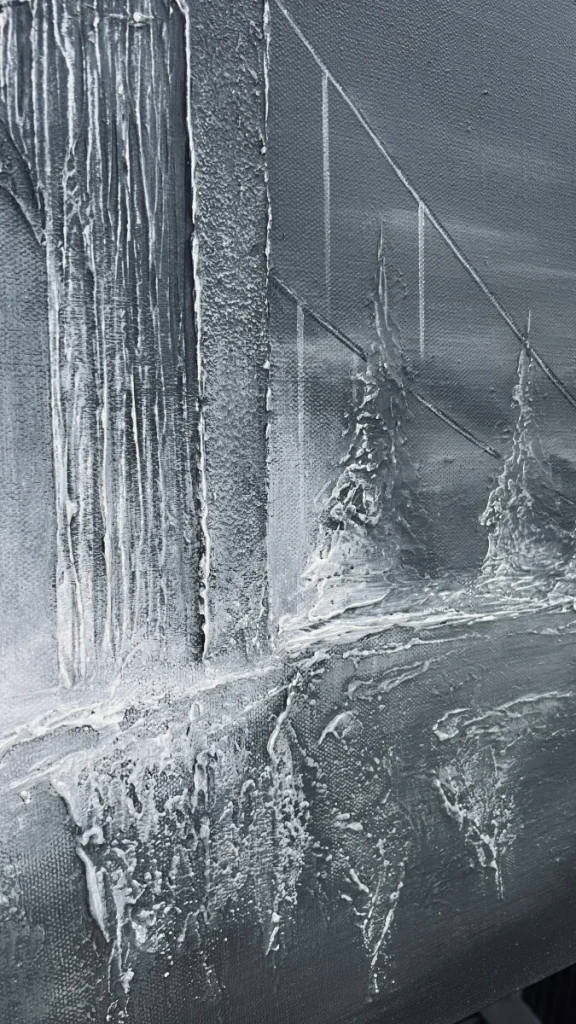 Abstrakt konst, textured art, av svenska konstnären Madelene Stoor, Staar Art