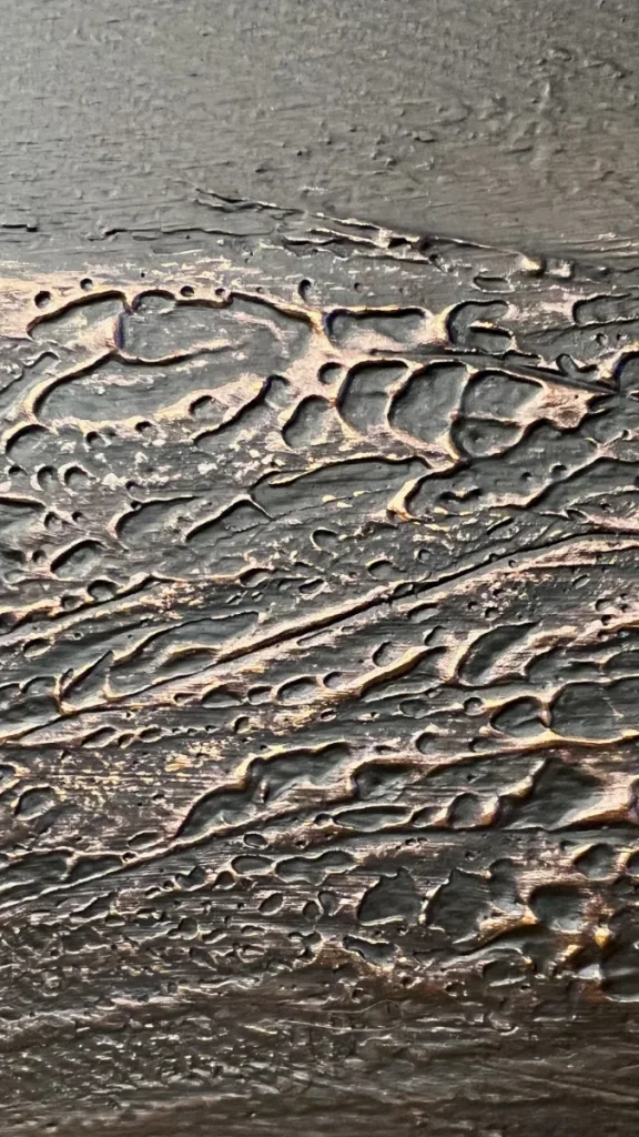Abstrakt konst, textured art, av svenska konstnären Madelene Stoor, Staar Art