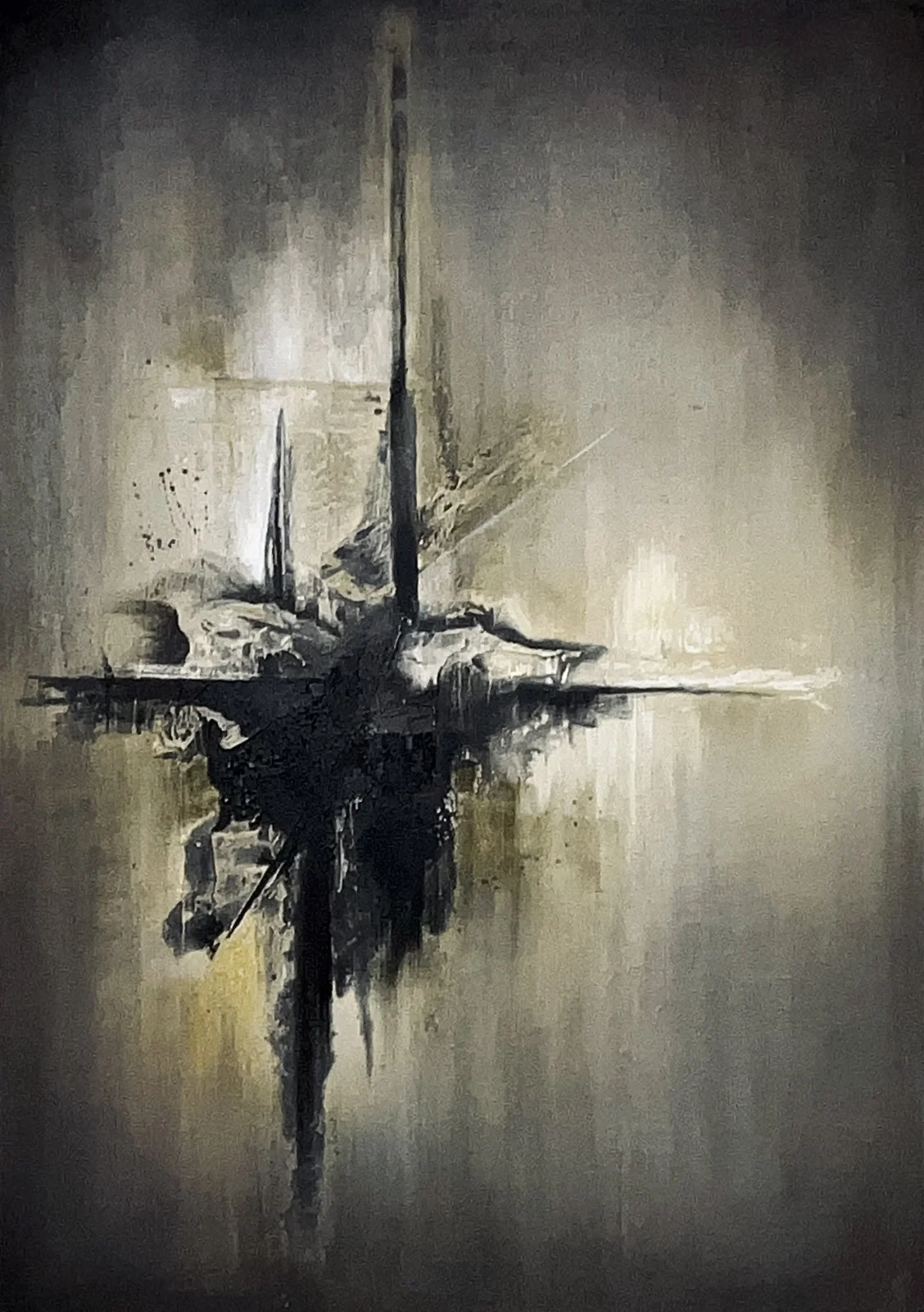 Brilliant burst 70x100cm orginalverk av konstnären Madelene Stoor Staar Art, Sundsvall