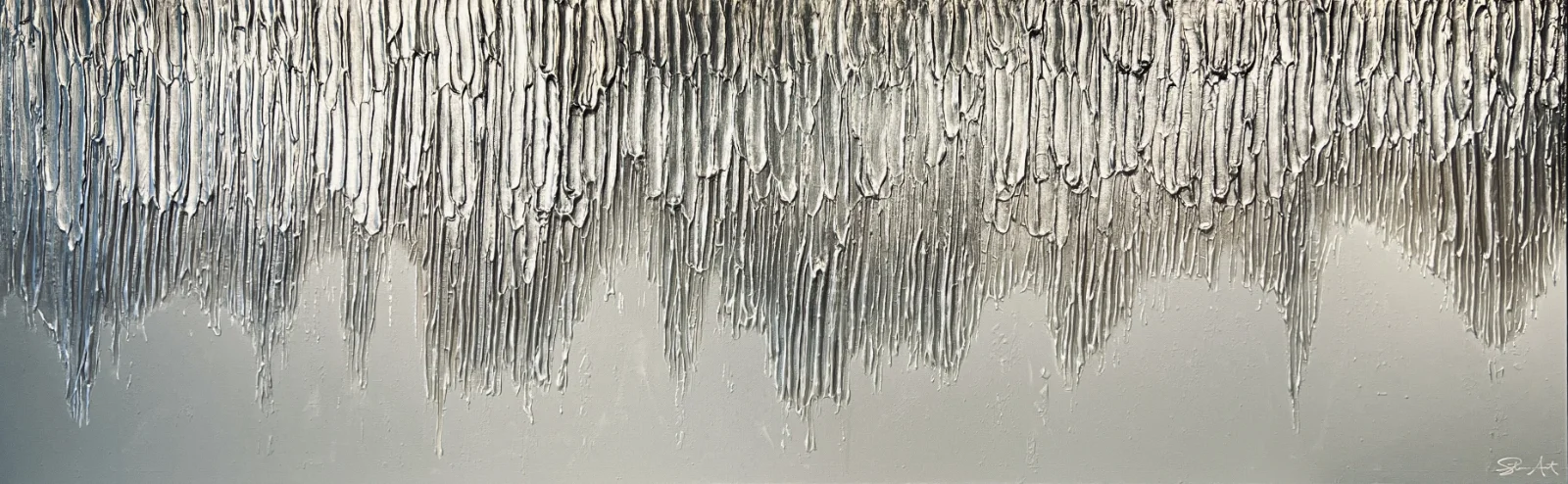Concrete gravity 180x60cm, orginalverk av konstnären Madelene Stoor Staar Art, Sundsvall