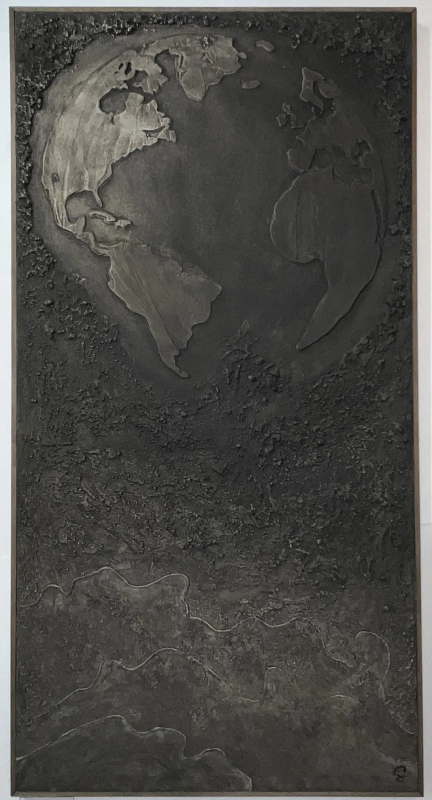 Creation 62x119cm orginalverk av konstnären Madelene Stoor Staar Art, Sundsvall