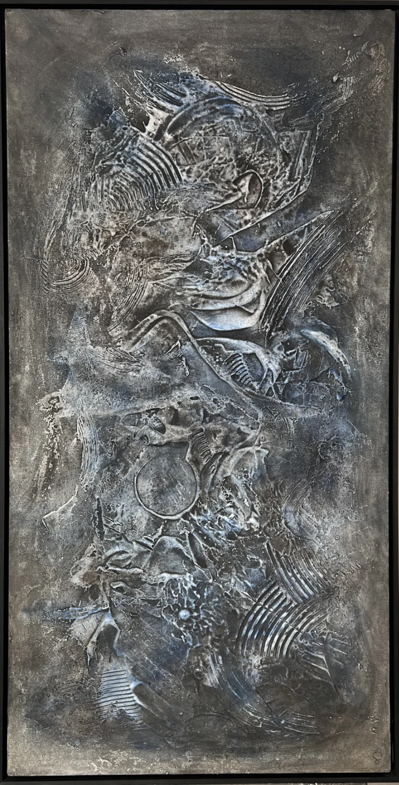Earthbound existence 62x119cm orginalverk av konstnären Madelene Stoor Staar Art, Sundsvall