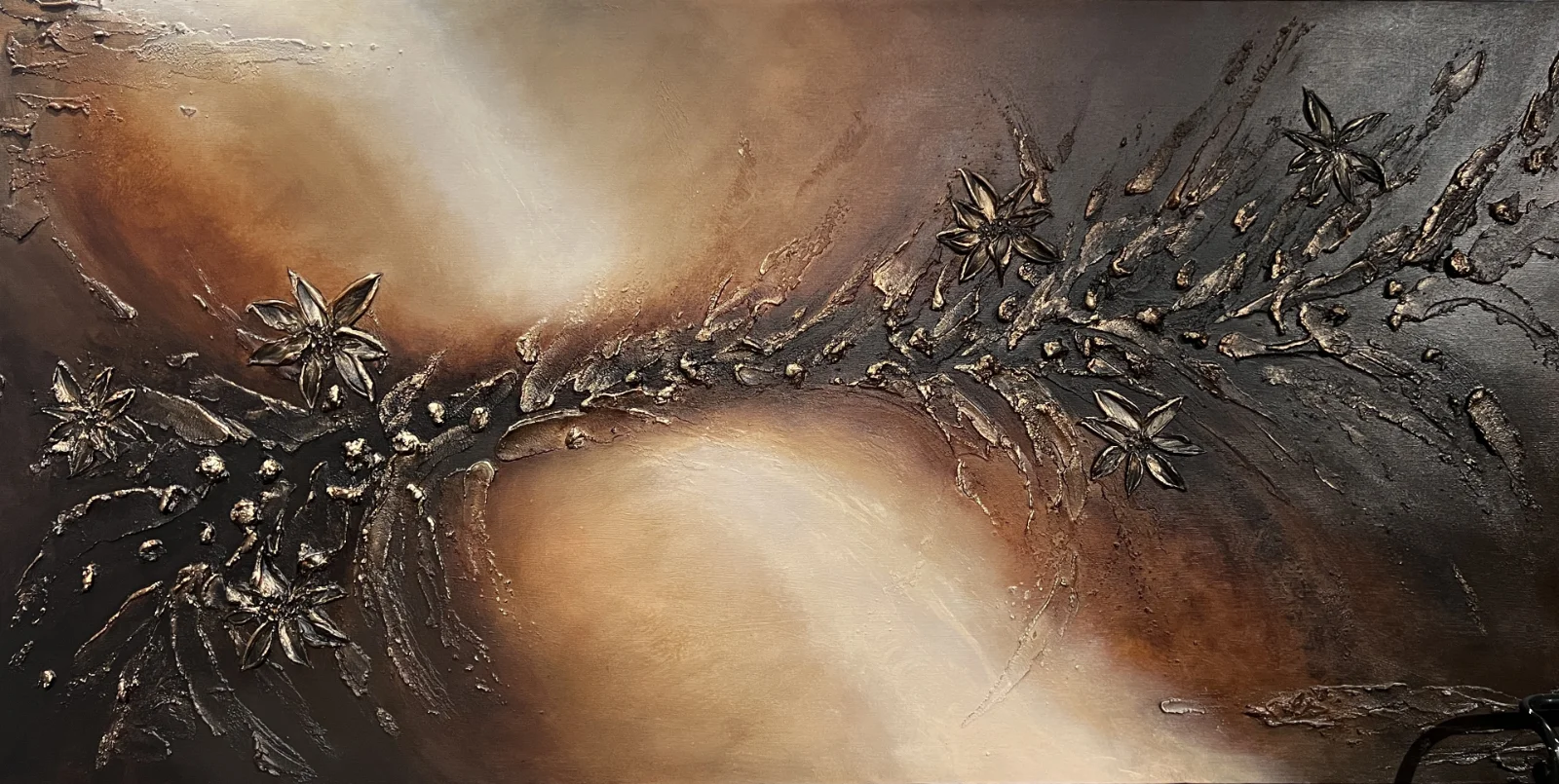 Emberwake Bronze 140x70cm orginalverk av konstnären Madelene Stoor Staar Art, Sundsvall
