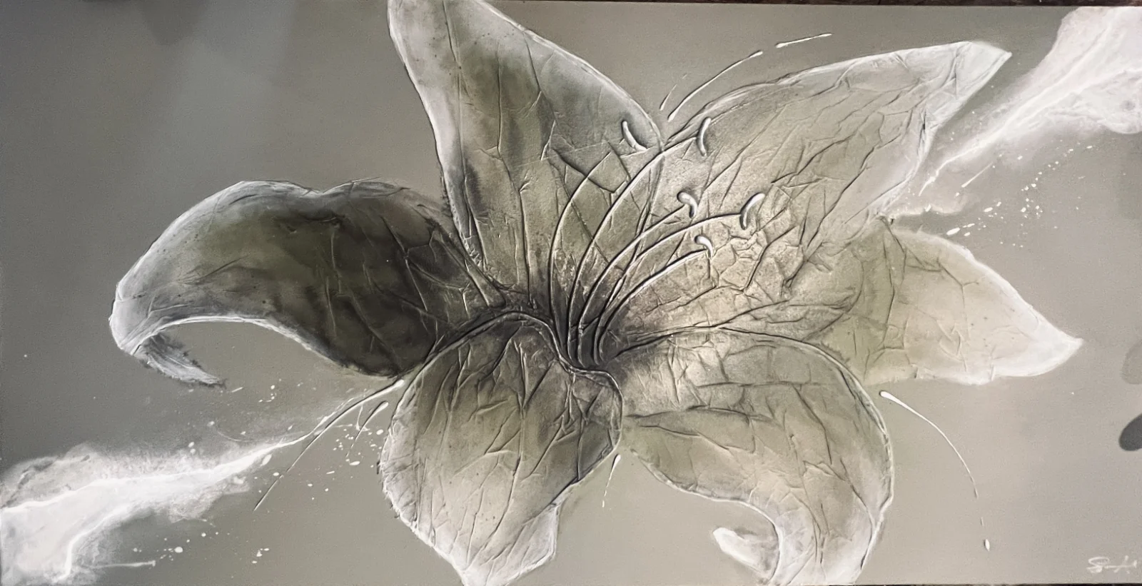 Faded grace 160x80cm orginalverk av konstnären Madelene Stoor Staar Art, Sundsvall