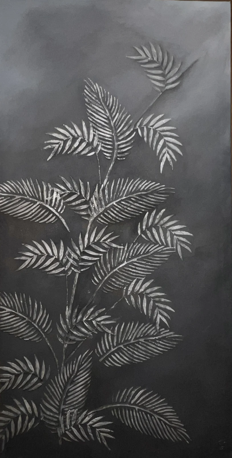 Growth 64x124cm orginalverk av konstnären Madelene Stoor Staar Art, Sundsvall