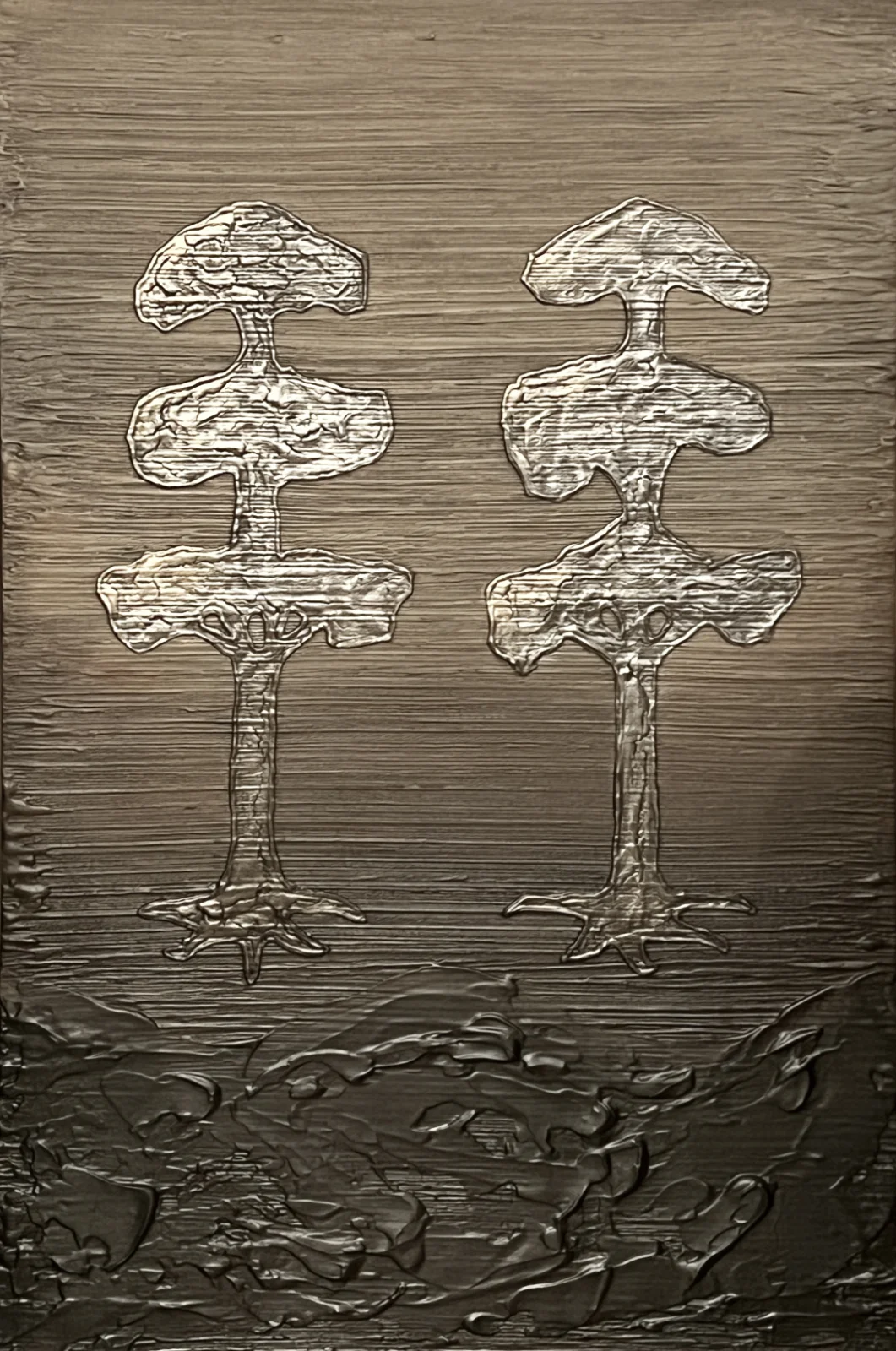 Roots I 70x100cm orginalverk av konstnären Madelene Stoor Staar Art, Sundsvall