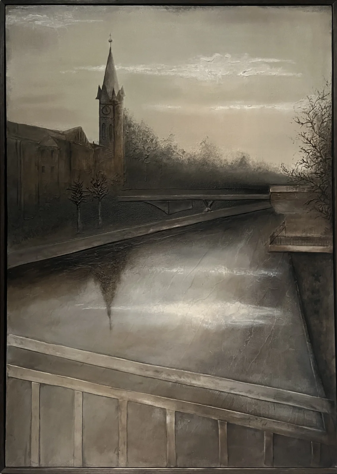 Urban mirage 79x108cm orginalverk av konstnären Madelene Stoor Staar Art, Sundsvall