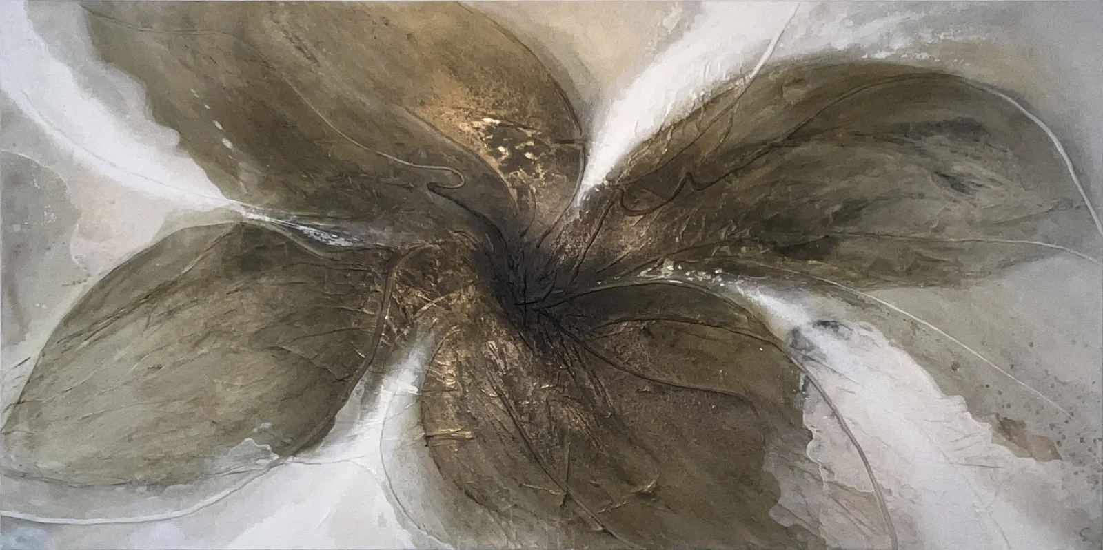 Verdant symphony 160x80cm, orginalverk av konstnären Madelene Stoor Staar Art Sundsvall